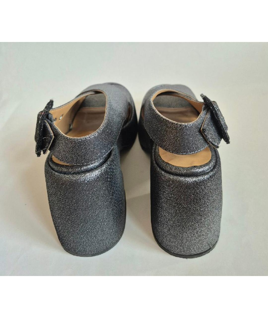 GANNI Серебряные босоножки, фото 4