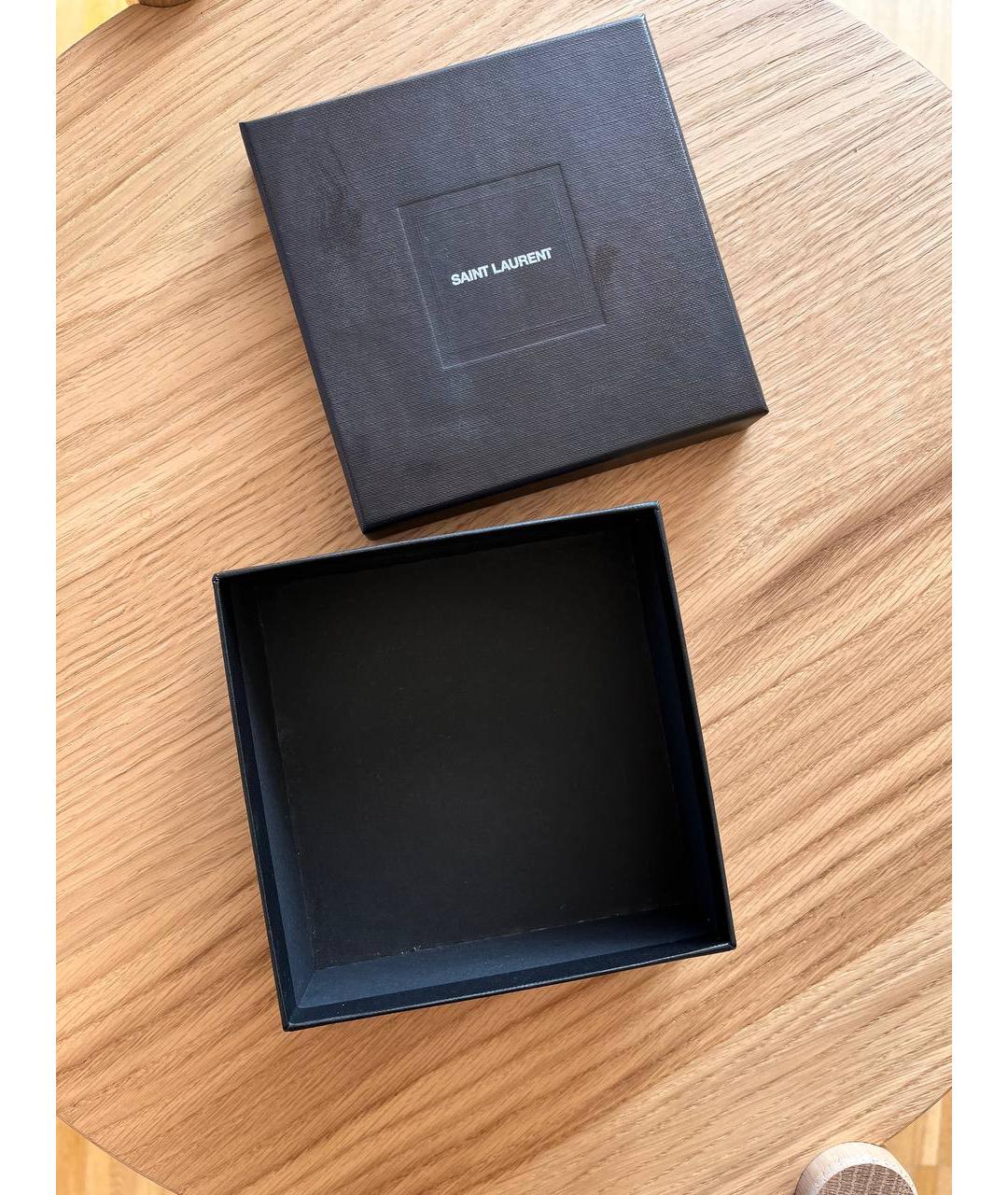 SAINT LAURENT Золотой латунный браслет, фото 4