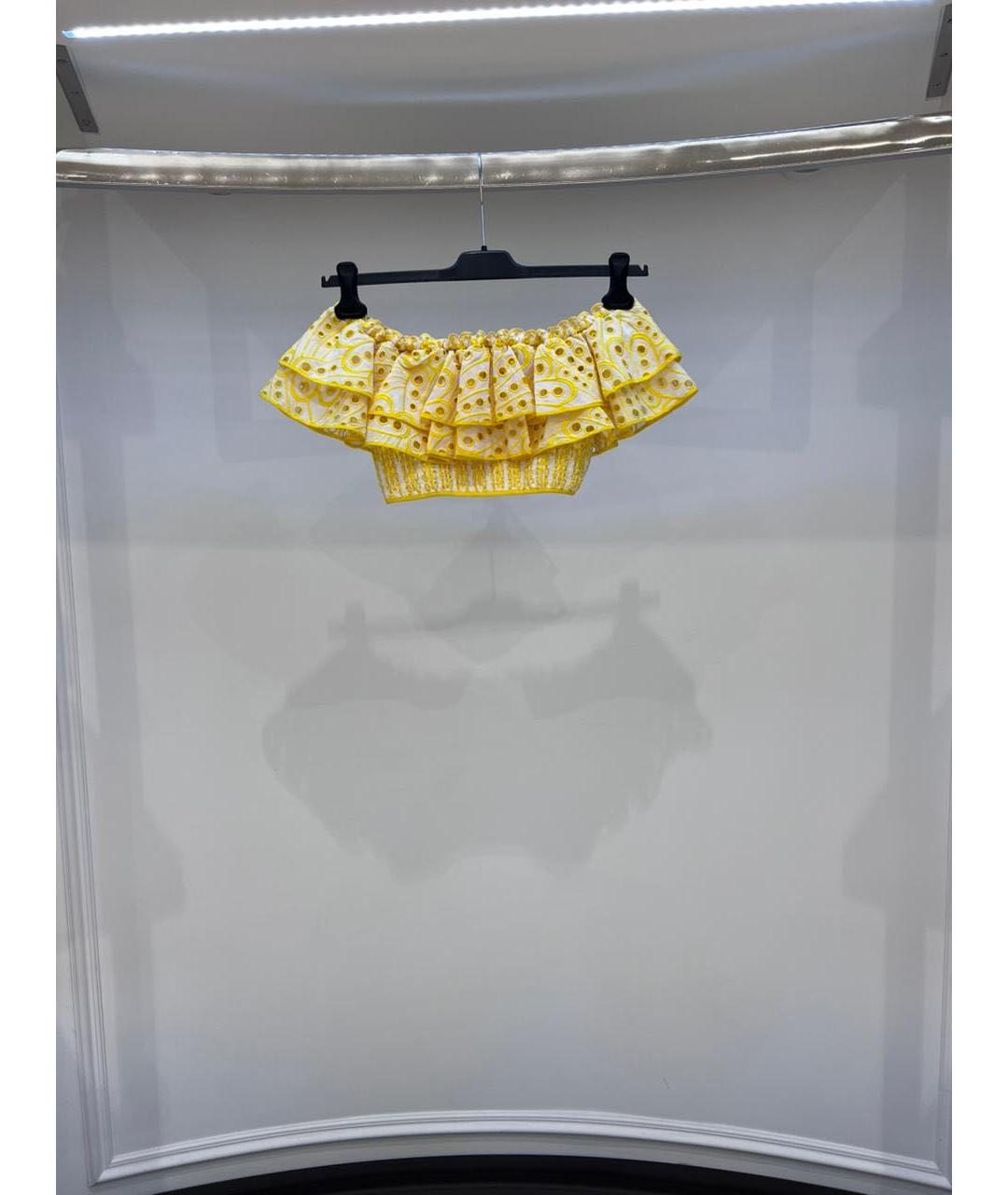 CHARO RUIZ Желтая майка, фото 2