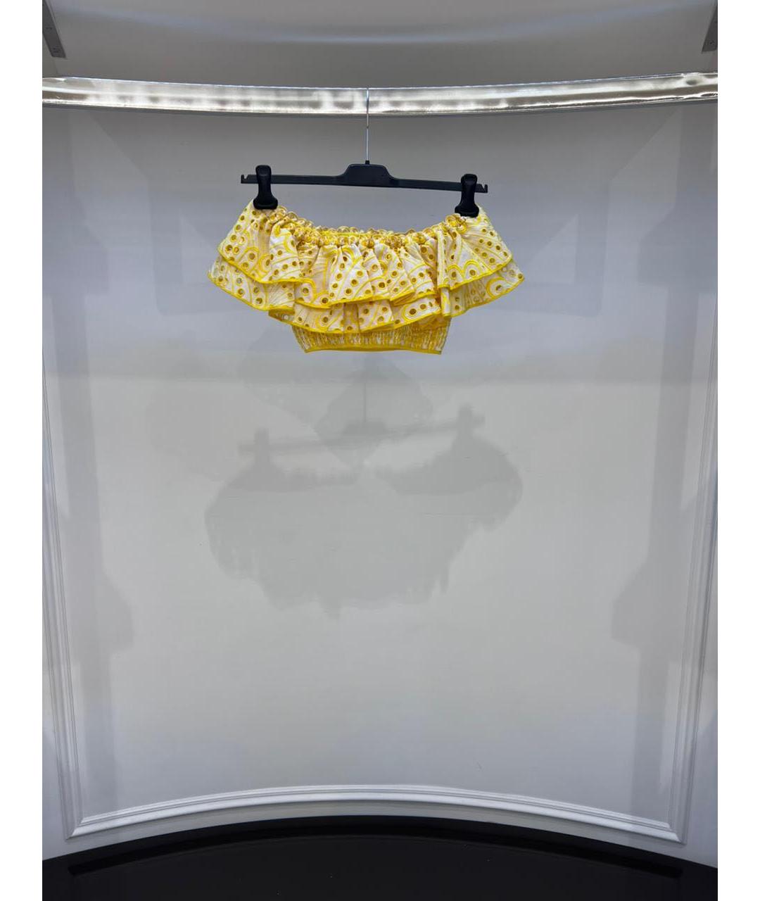 CHARO RUIZ Желтая майка, фото 3