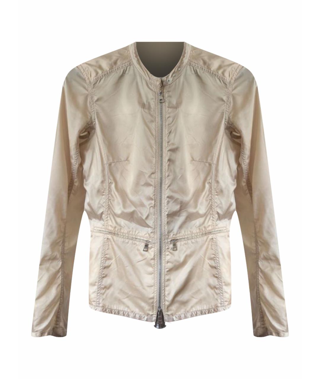 PRADA Бежевая полиамидовая куртка, фото 1