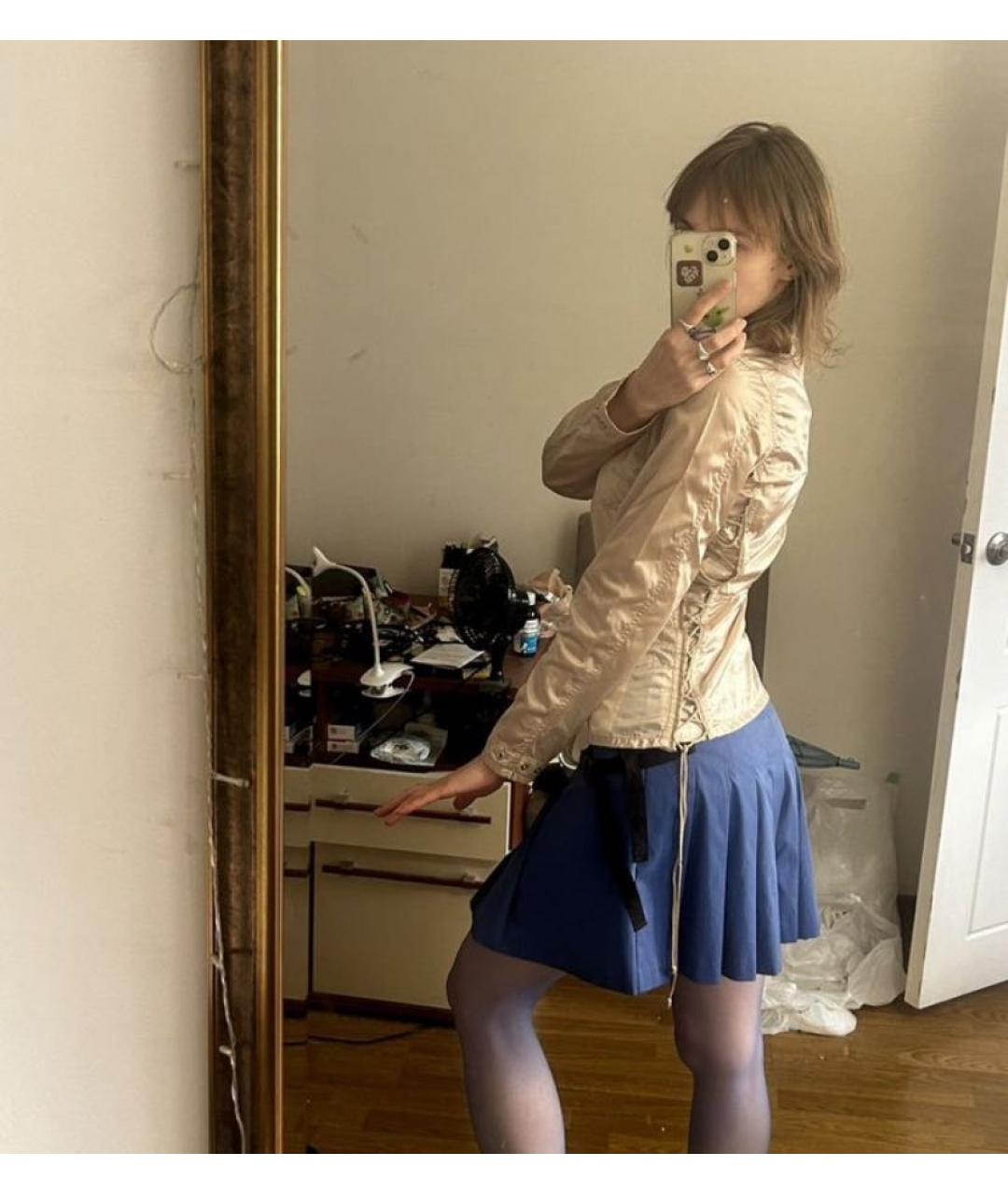 PRADA Бежевая полиамидовая куртка, фото 4