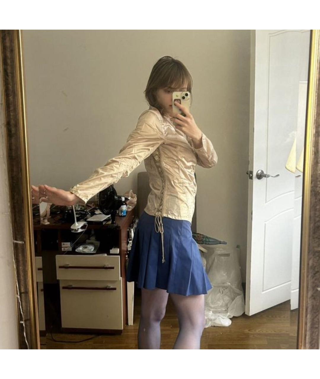 PRADA Бежевая полиамидовая куртка, фото 5