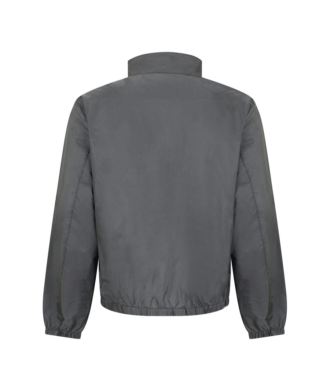 PRADA Серая полиамидовая куртка, фото 2