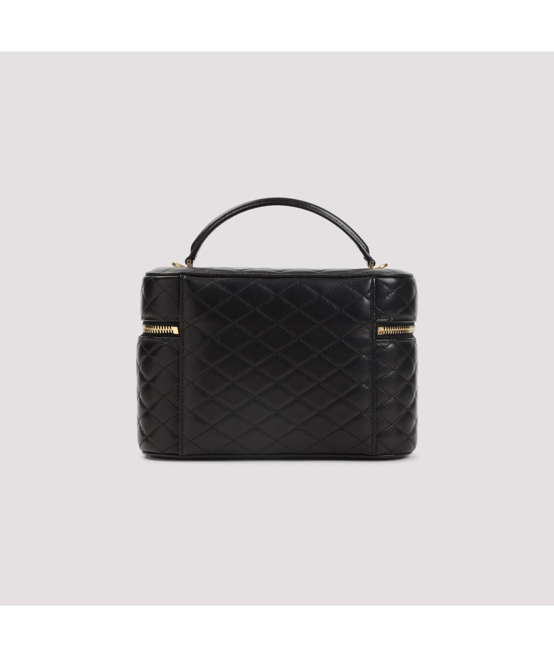 SAINT LAURENT Черная кожаная сумка через плечо, фото 3