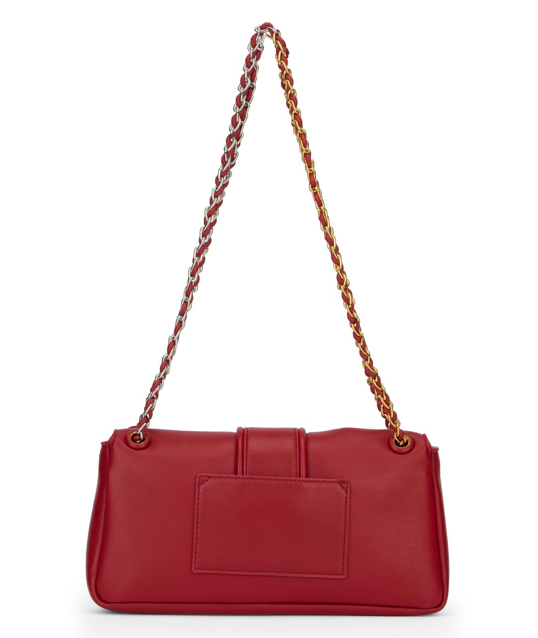 JACQUEMUS Красная сумка с короткими ручками, фото 3