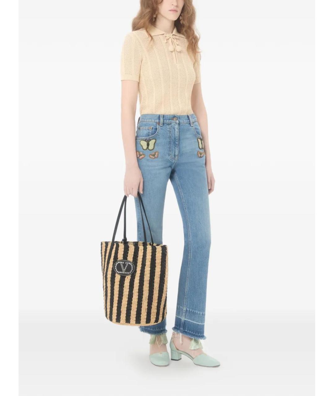 VALENTINO Мульти пелетеная сумка тоут, фото 2