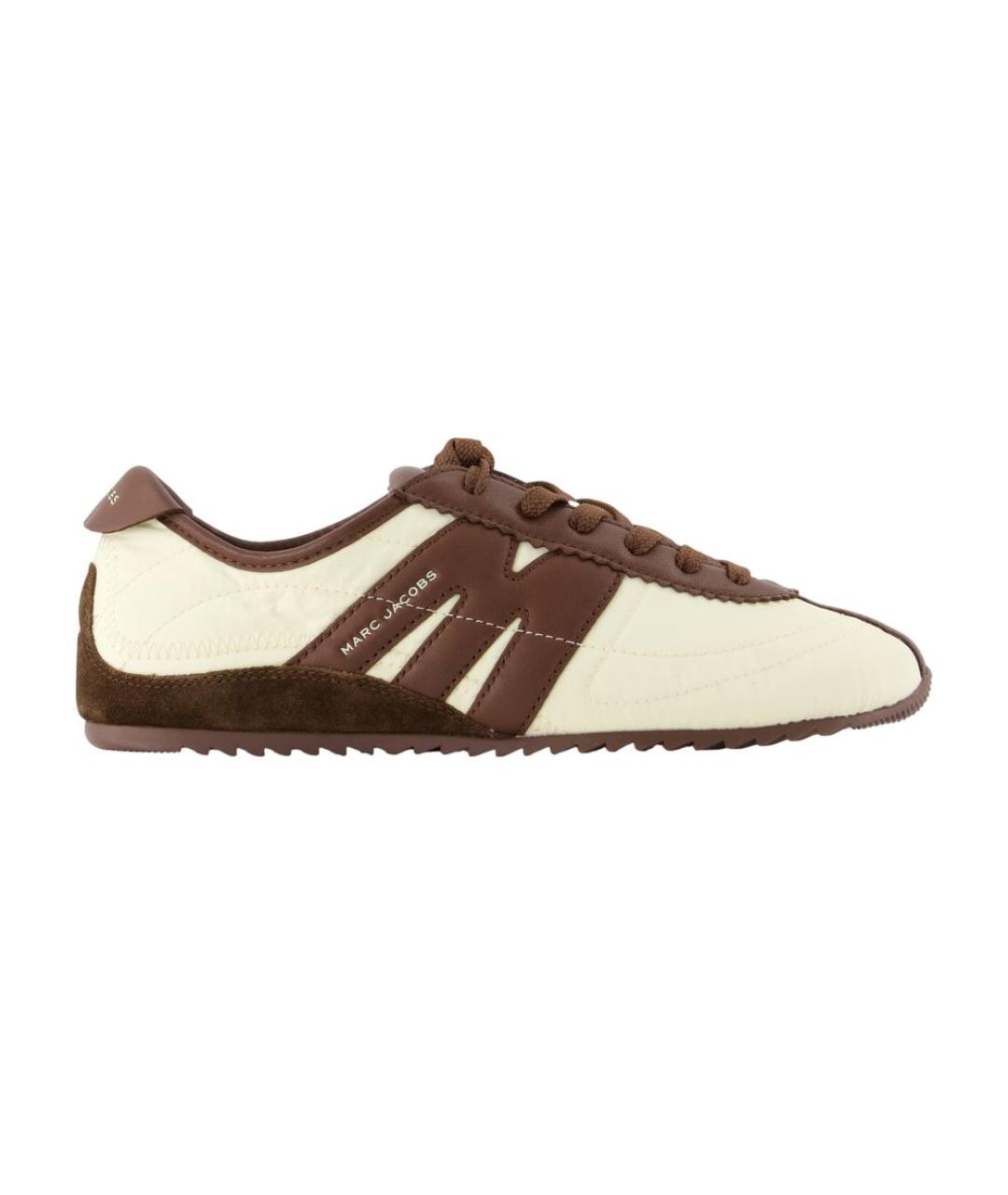 MARC JACOBS Коричневые кожаные кроссовки, фото 1