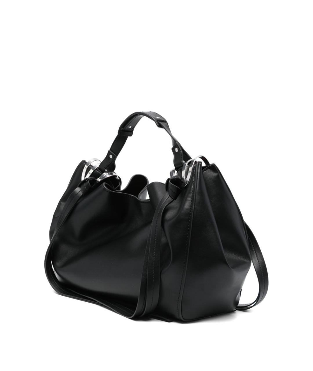 DIESEL Черная синтетическая сумка с короткими ручками, фото 4