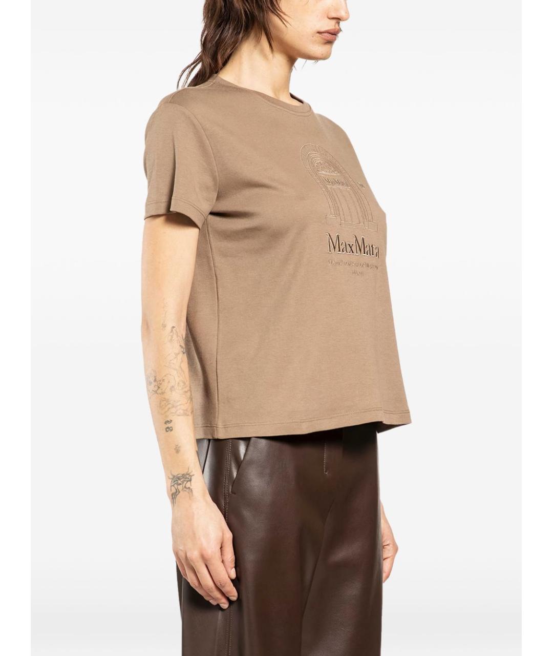 'S MAX MARA Хлопковая футболка, фото 3