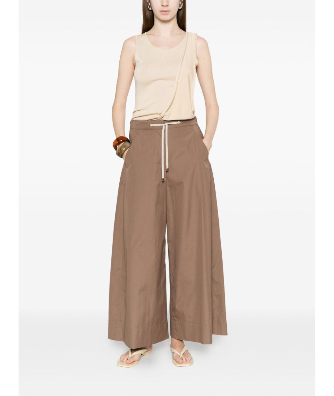 'S MAX MARA Хлопковые прямые брюки, фото 5