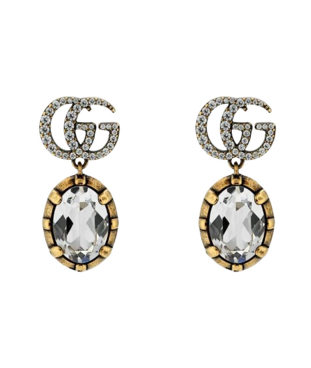 GUCCI Белые серьги, фото 3