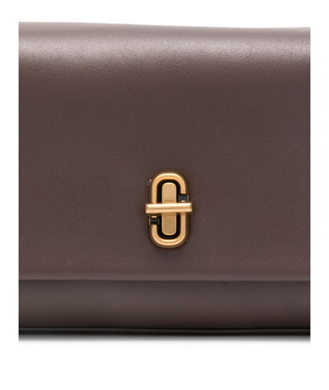 MARC JACOBS Коричневая кожаная сумка через плечо, фото 5