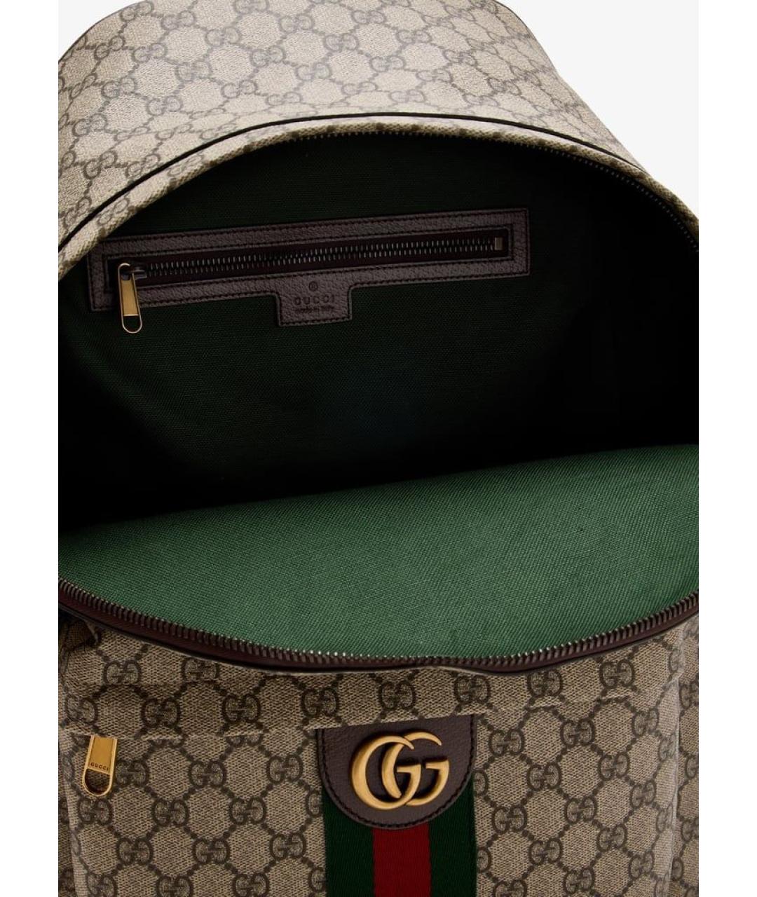 GUCCI Бежевый рюкзак, фото 4