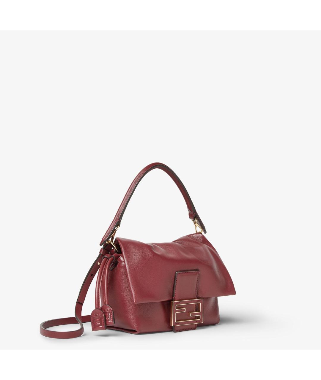 FENDI Красная кожаная сумка через плечо, фото 2