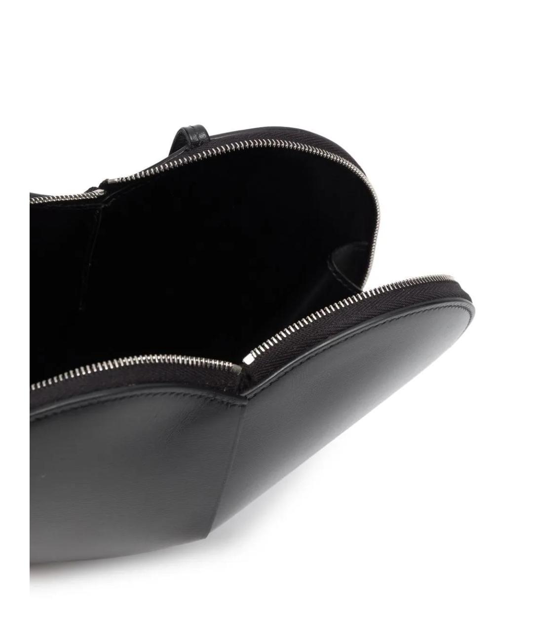 ALAIA Черная кожаная сумка через плечо, фото 5