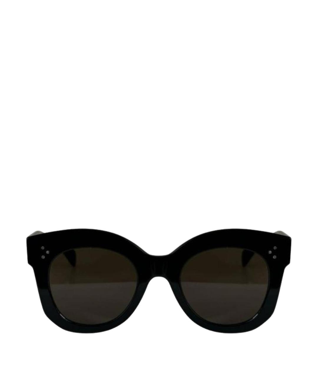 CELINE Черные пластиковые солнцезащитные очки, фото 1