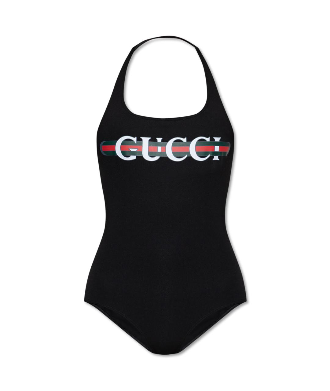 GUCCI Черный купальник, фото 1