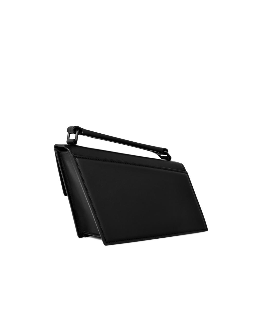 ACNE STUDIOS Черная кожаная сумка через плечо, фото 2