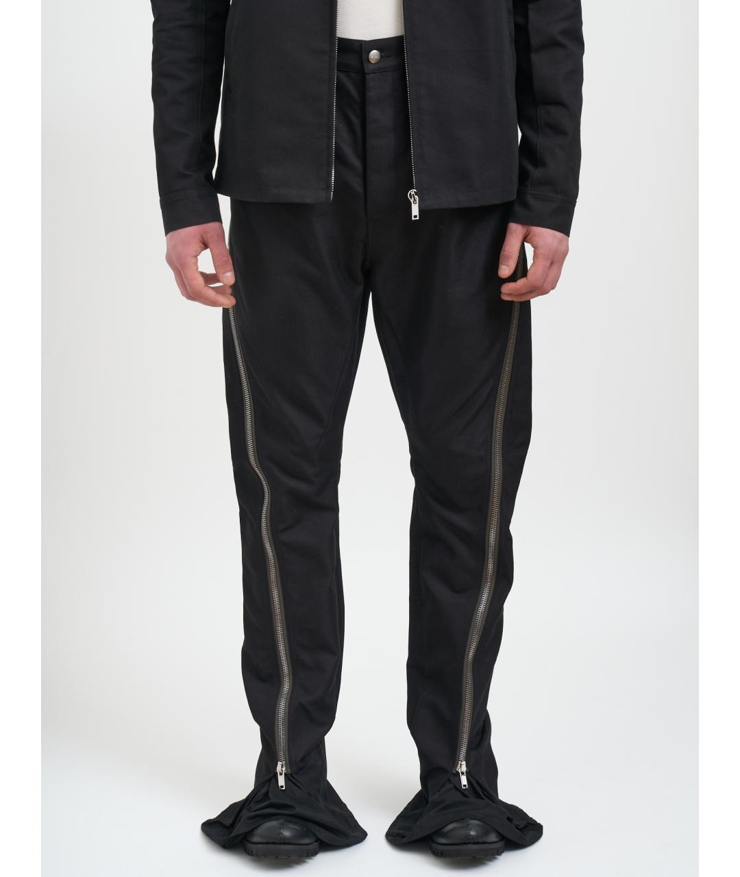 RICK OWENS Черные повседневные брюки, фото 2