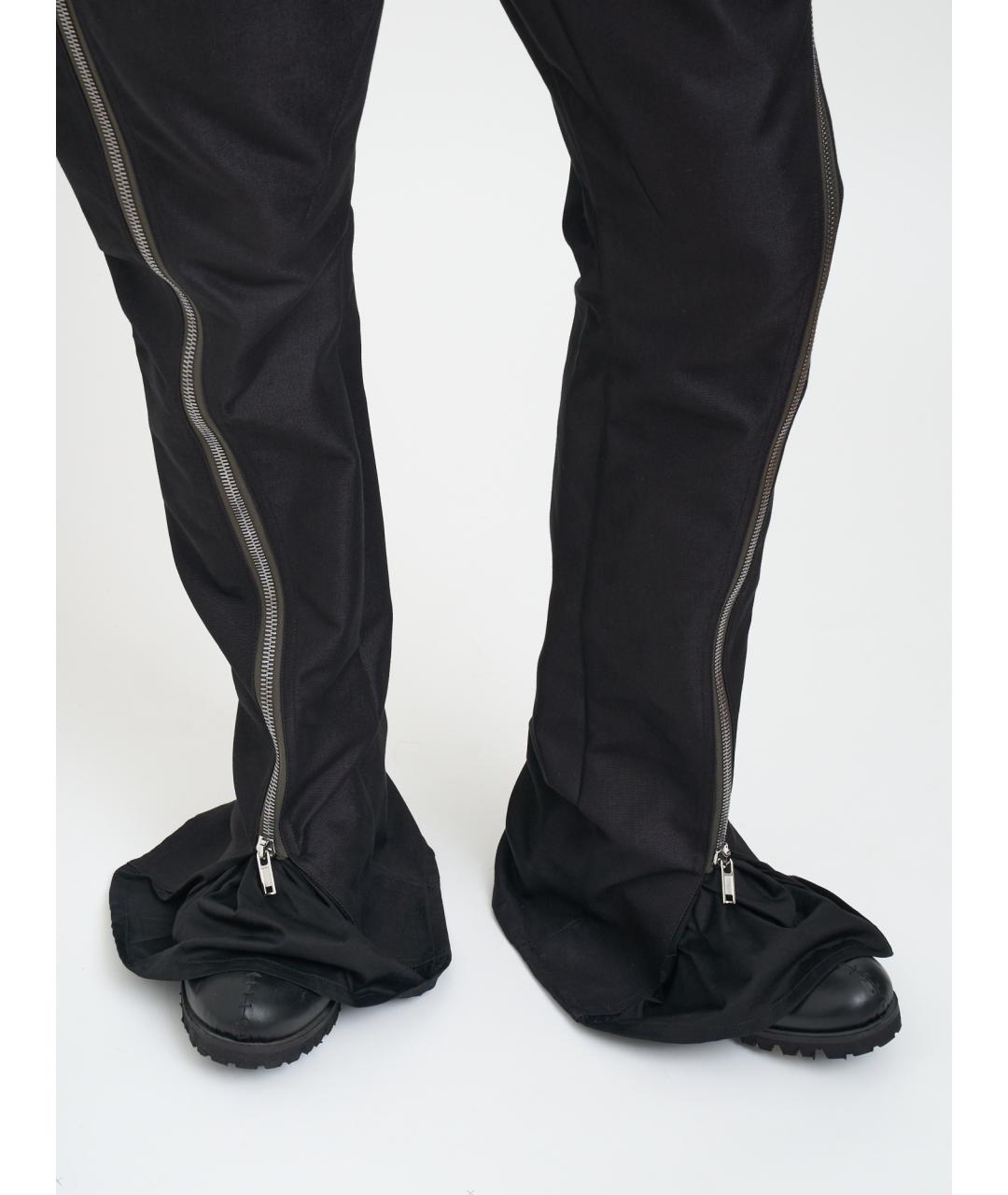 RICK OWENS Черные повседневные брюки, фото 4