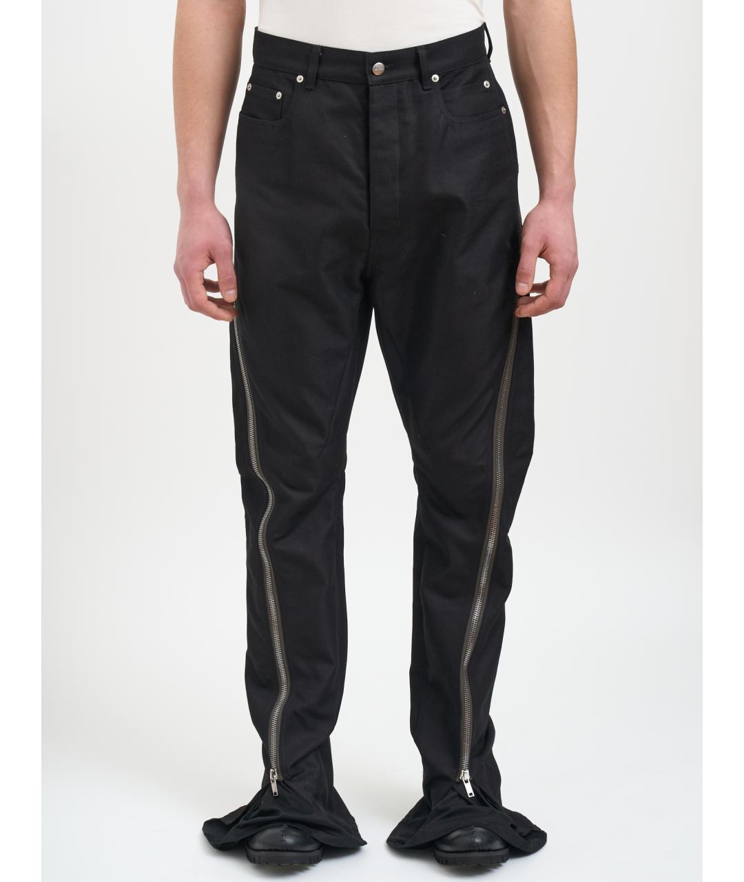 RICK OWENS Черные повседневные брюки, фото 6