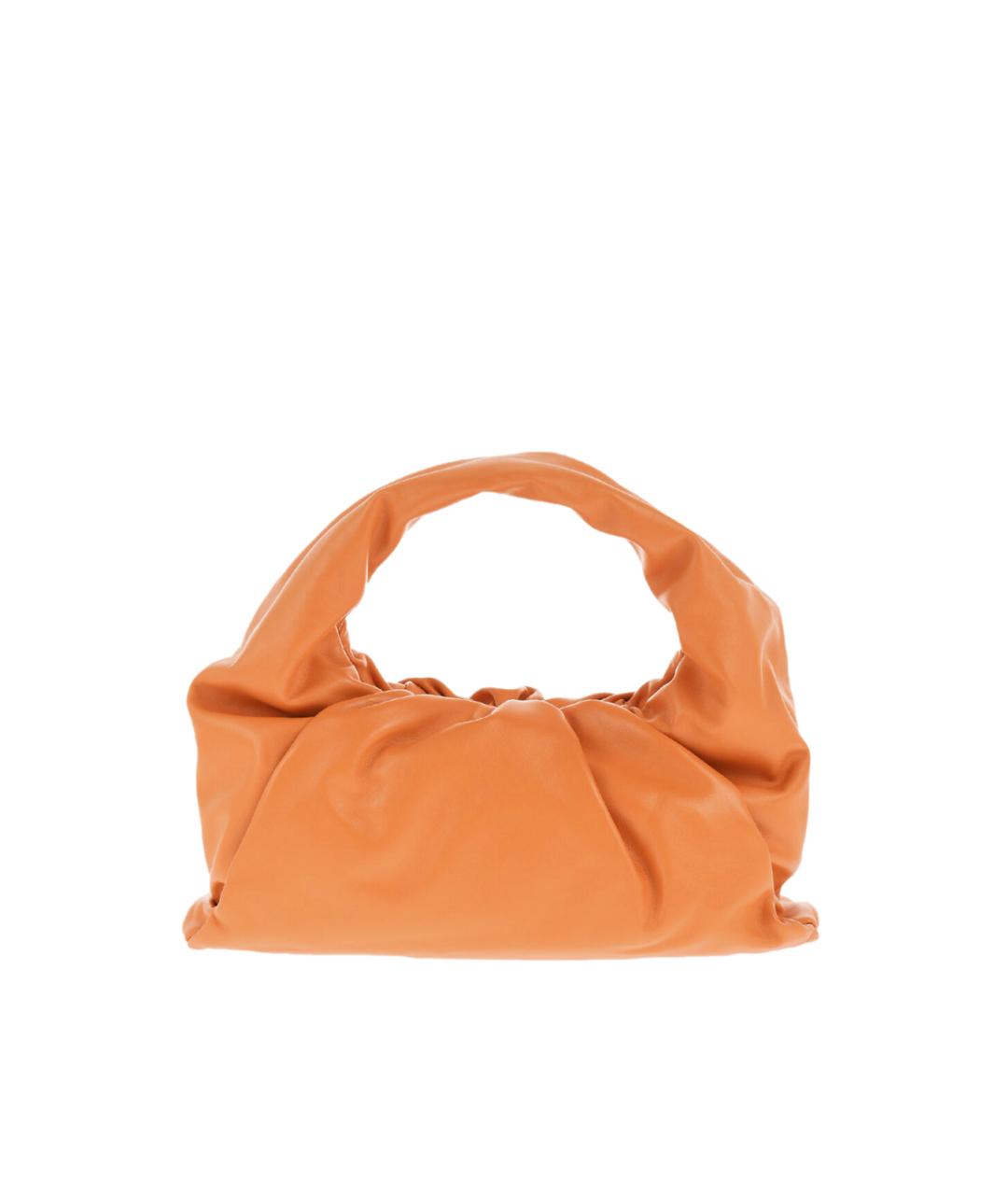 BOTTEGA VENETA Оранжевая кожаная сумка через плечо, фото 1