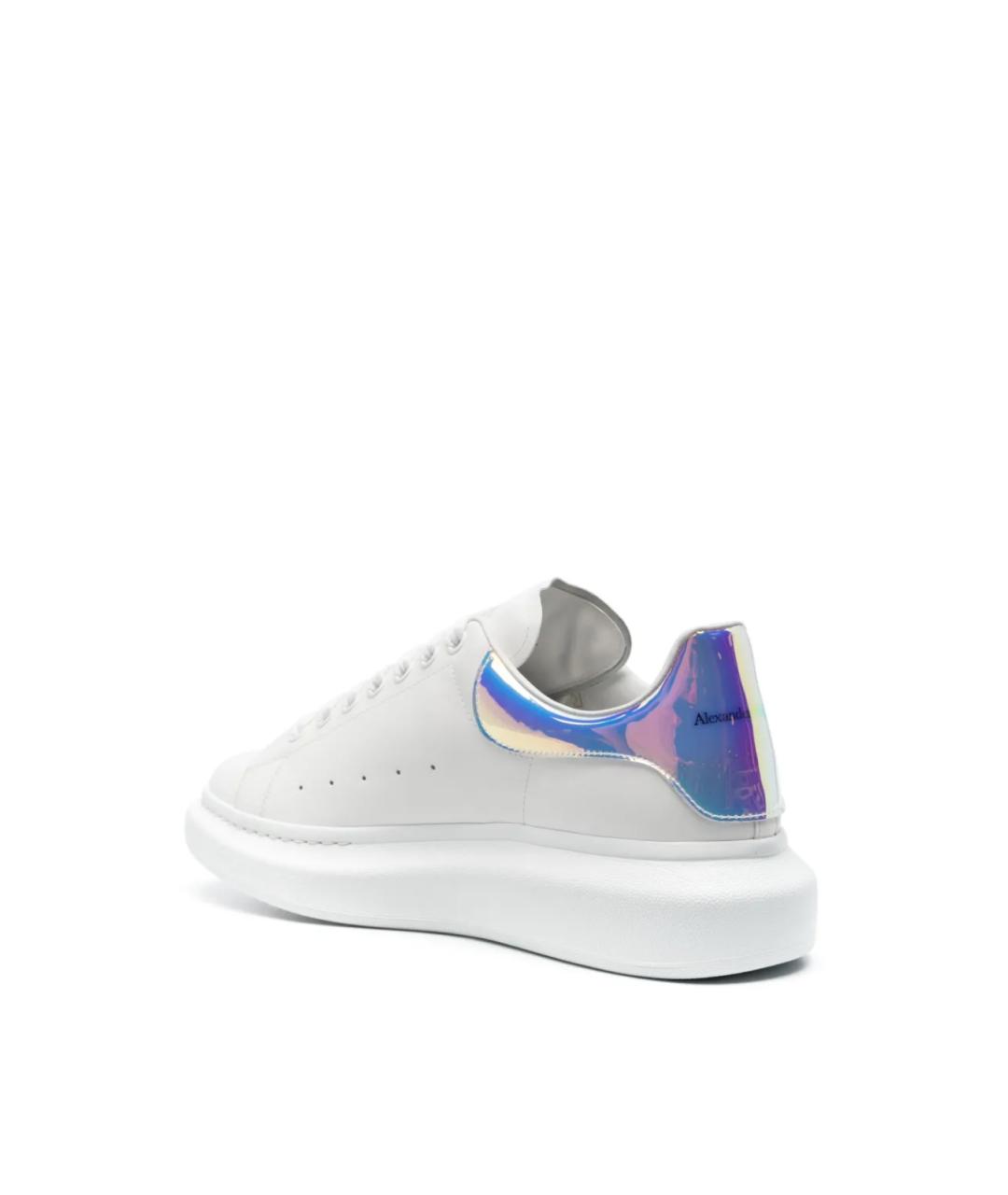 ALEXANDER MCQUEEN Белые кожаные кроссовки, фото 3