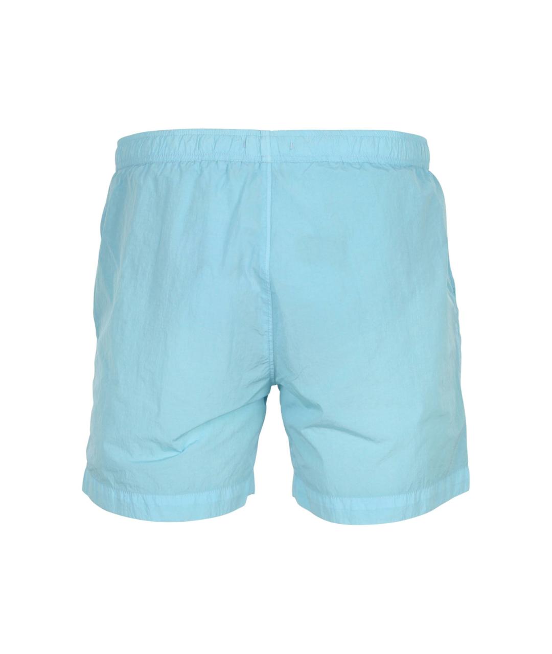 CP COMPANY Синие полиамидовые шорты, фото 5
