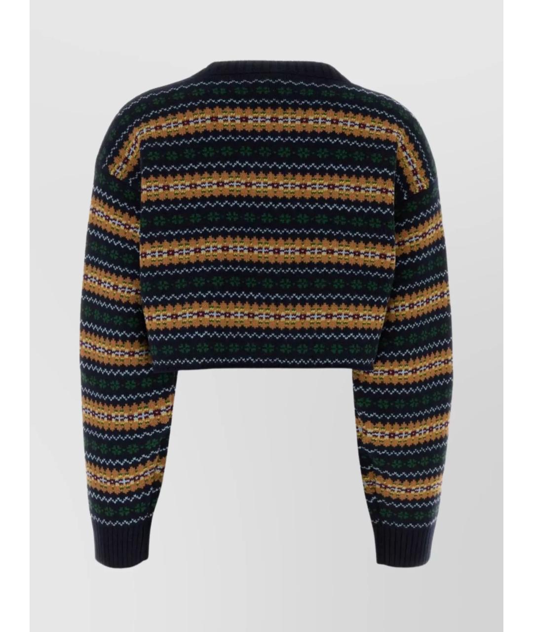 MIU MIU Мульти шерстяной джемпер / свитер, фото 3