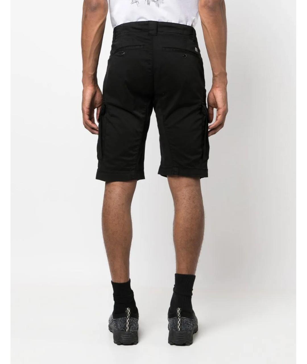 CP COMPANY Черные хлопковые шорты, фото 4