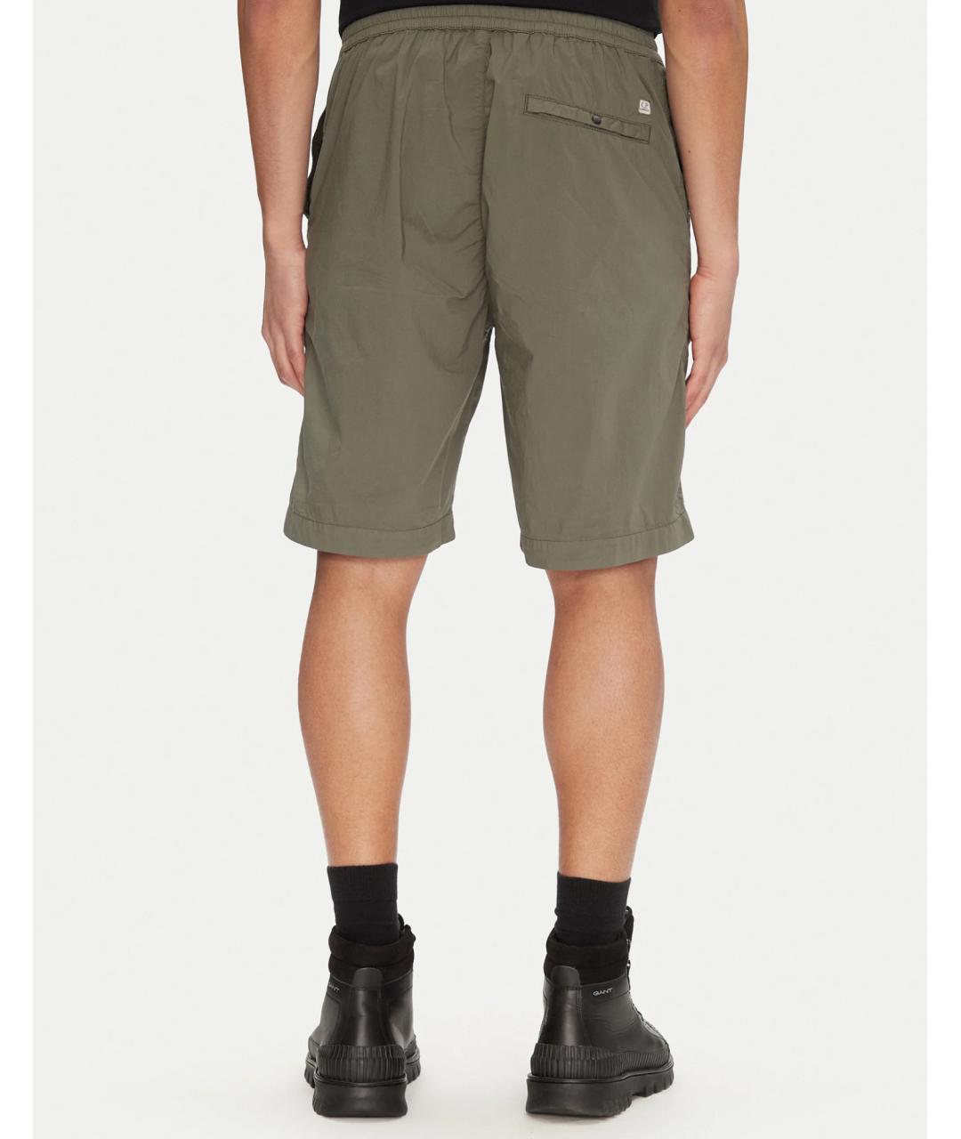 CP COMPANY Зеленые хлопковые шорты, фото 4