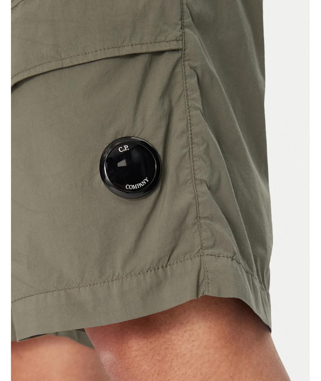 CP COMPANY Зеленые хлопковые шорты, фото 5