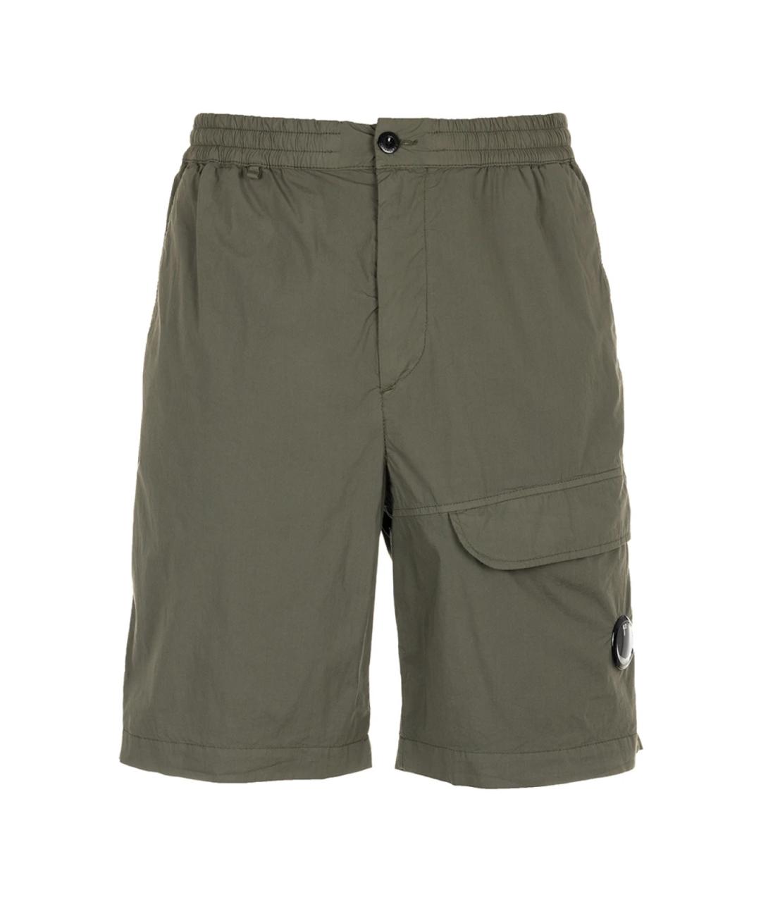 CP COMPANY Зеленые хлопковые шорты, фото 1