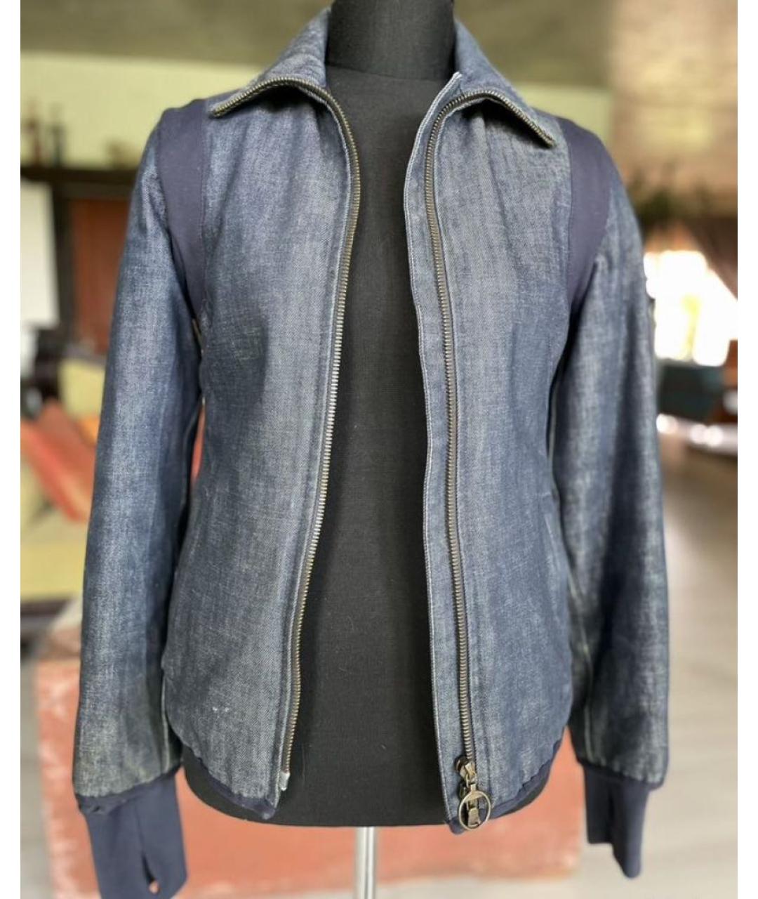 PRADA Темно-синяя деним куртка, фото 3