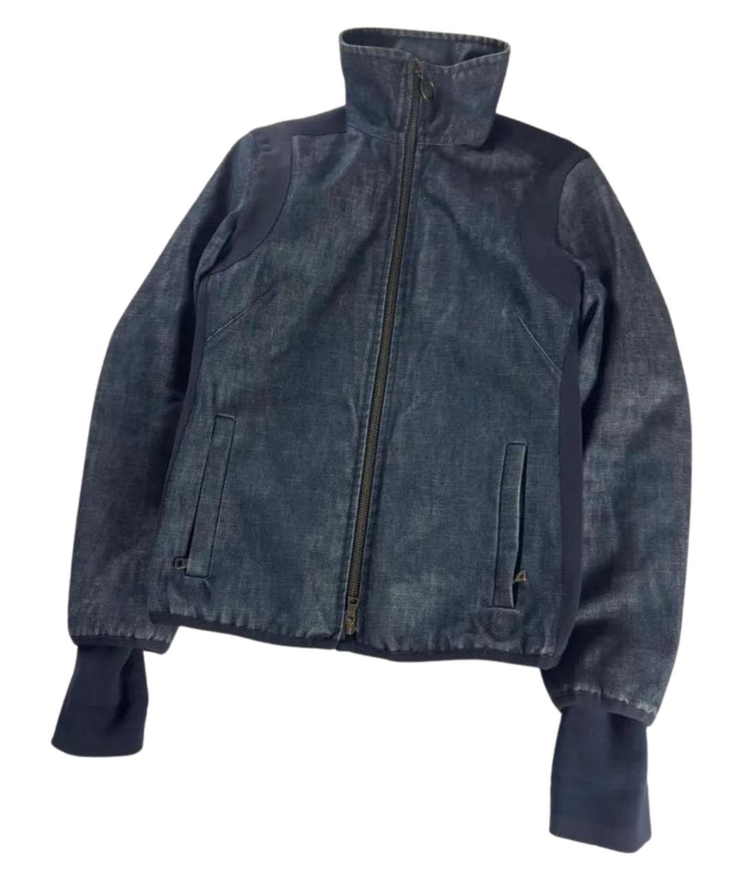 PRADA Темно-синяя деним куртка, фото 1