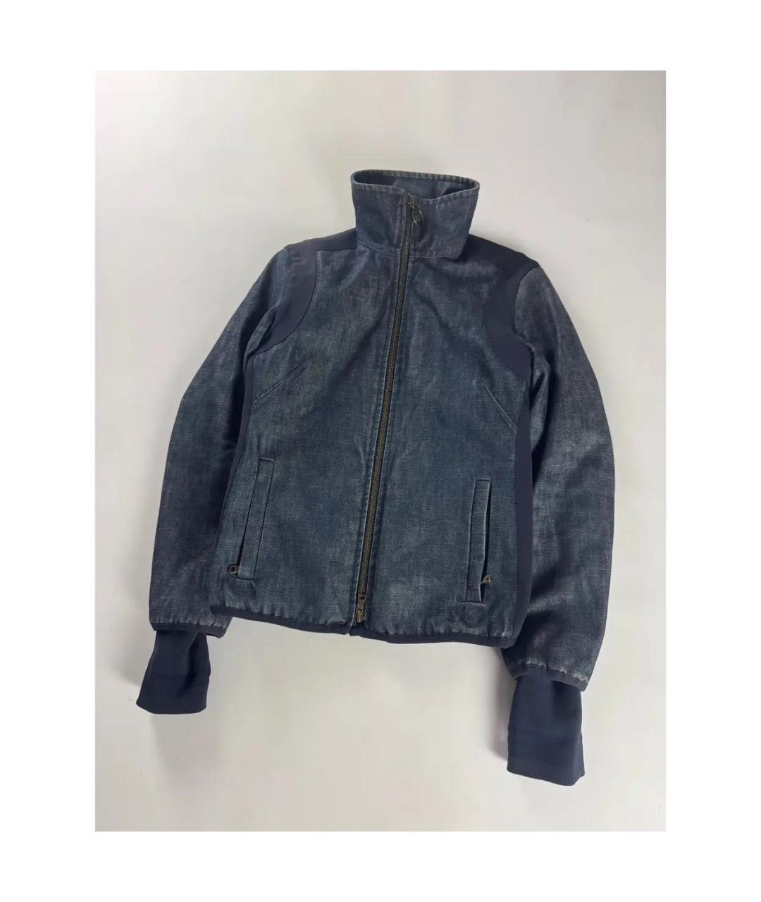 PRADA Темно-синяя деним куртка, фото 9
