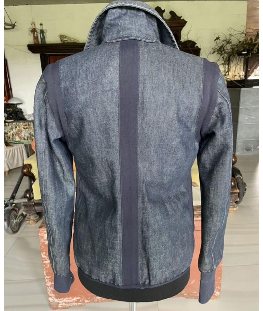 PRADA Темно-синяя деним куртка, фото 4