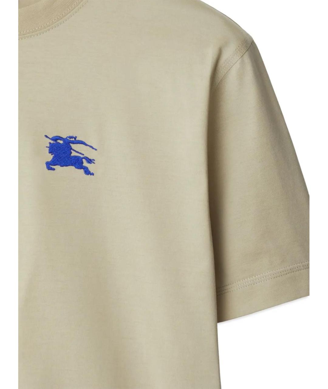 BURBERRY Хлопковая футболка, фото 5
