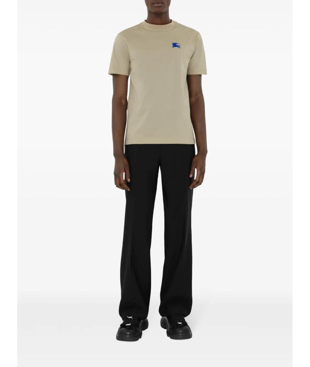 BURBERRY Хлопковая футболка, фото 2