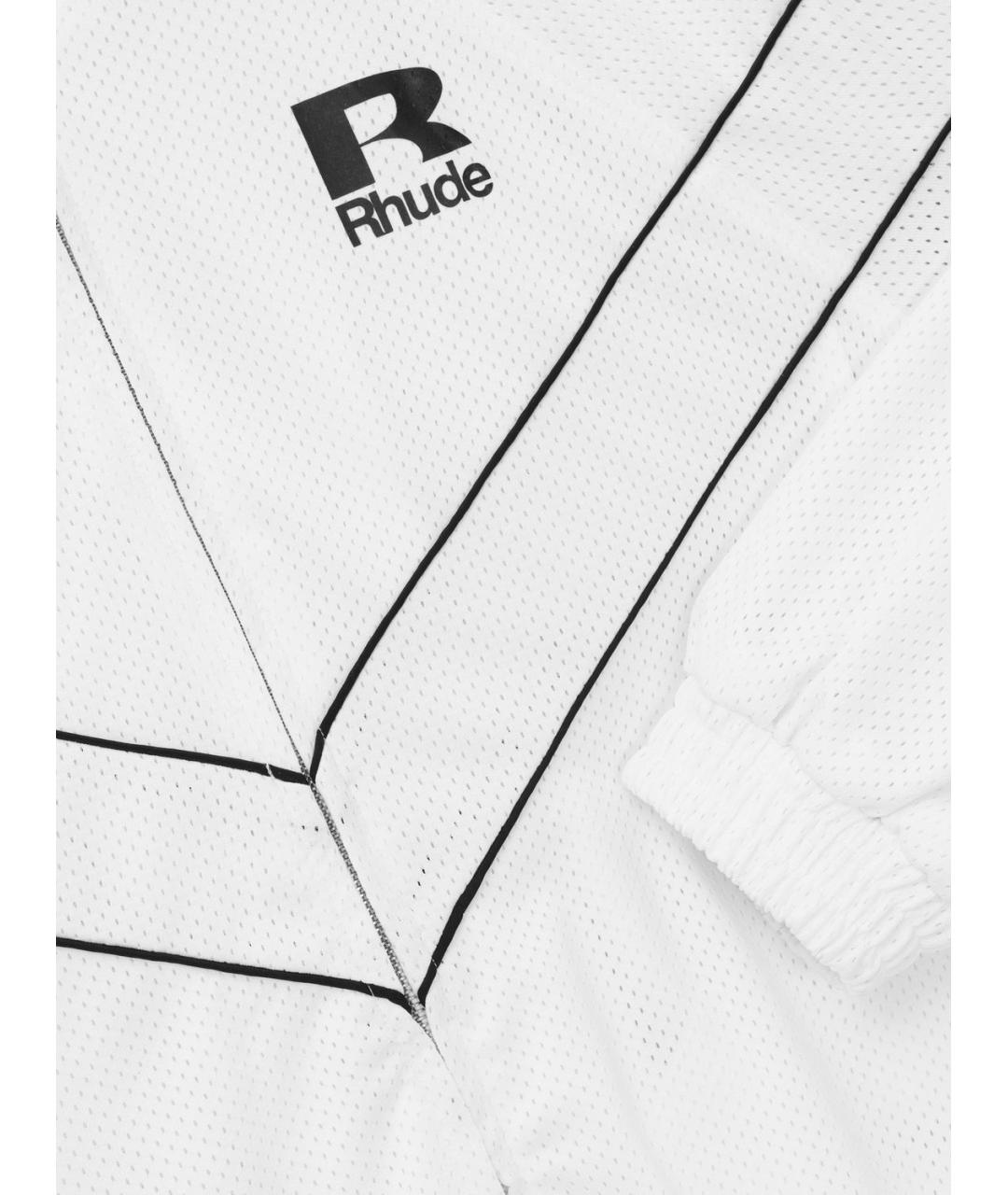 RHUDE Белая полиэстеровая куртка, фото 3