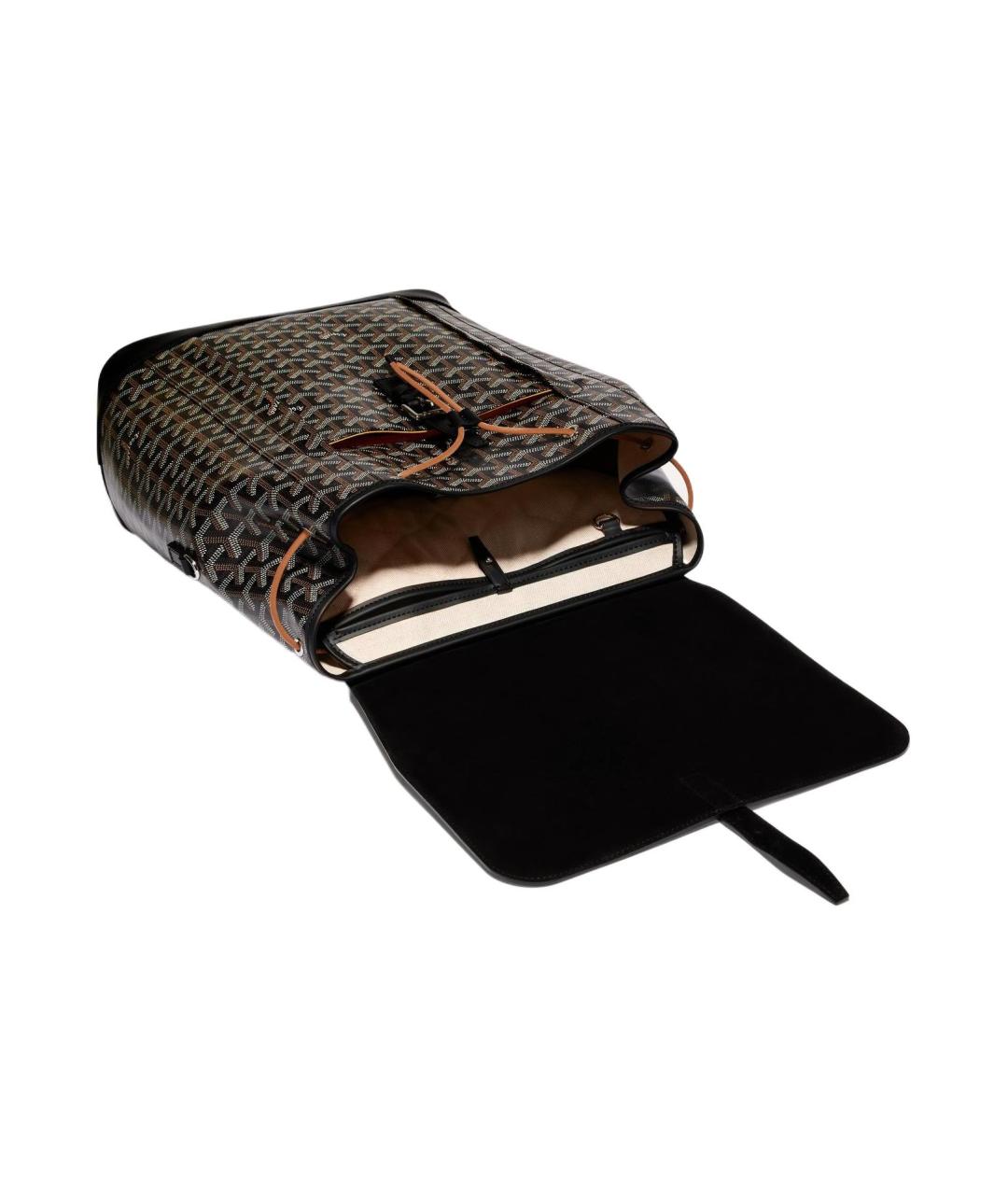 GOYARD Черный рюкзак, фото 4