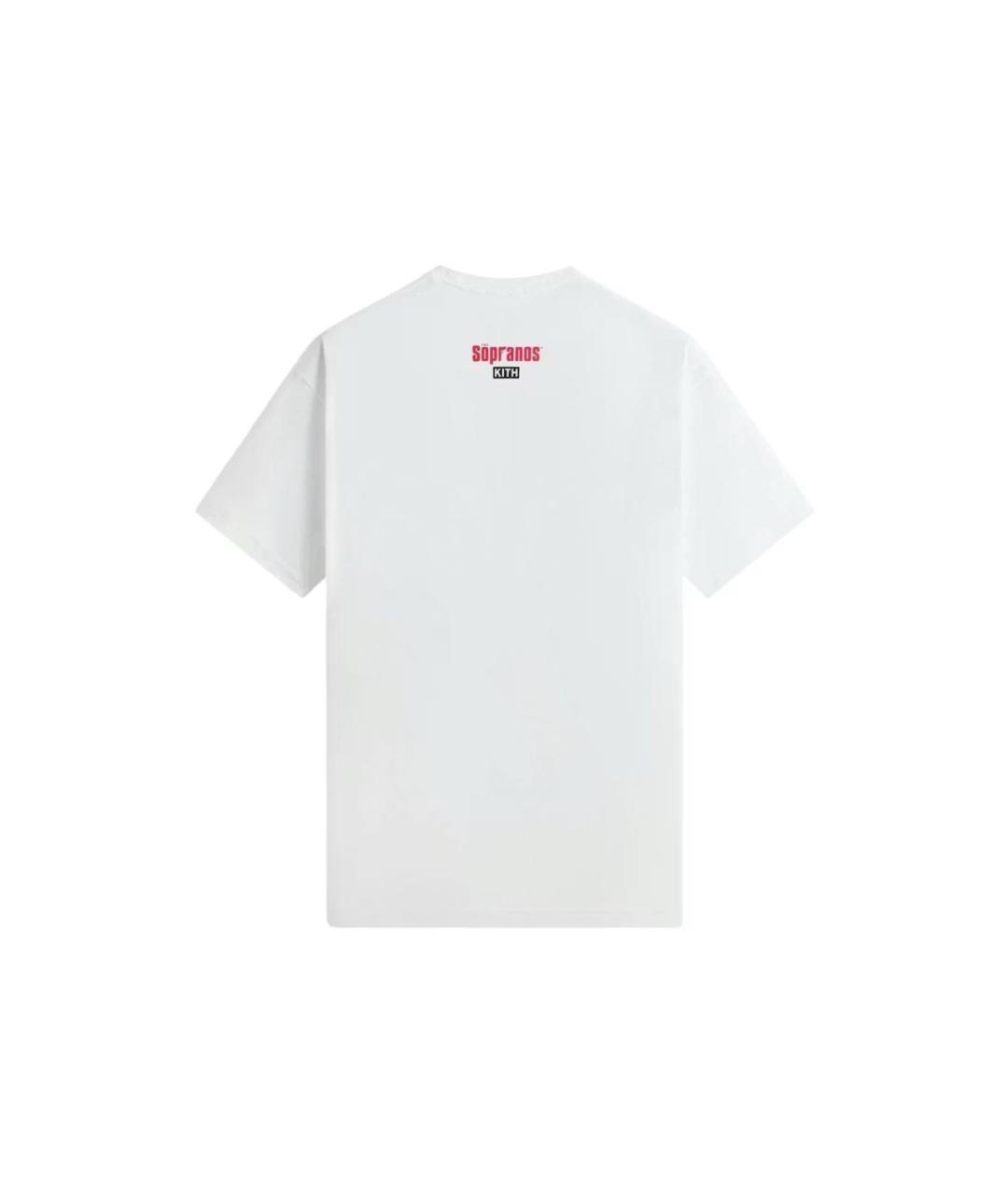 KITH Белая хлопковая футболка, фото 2