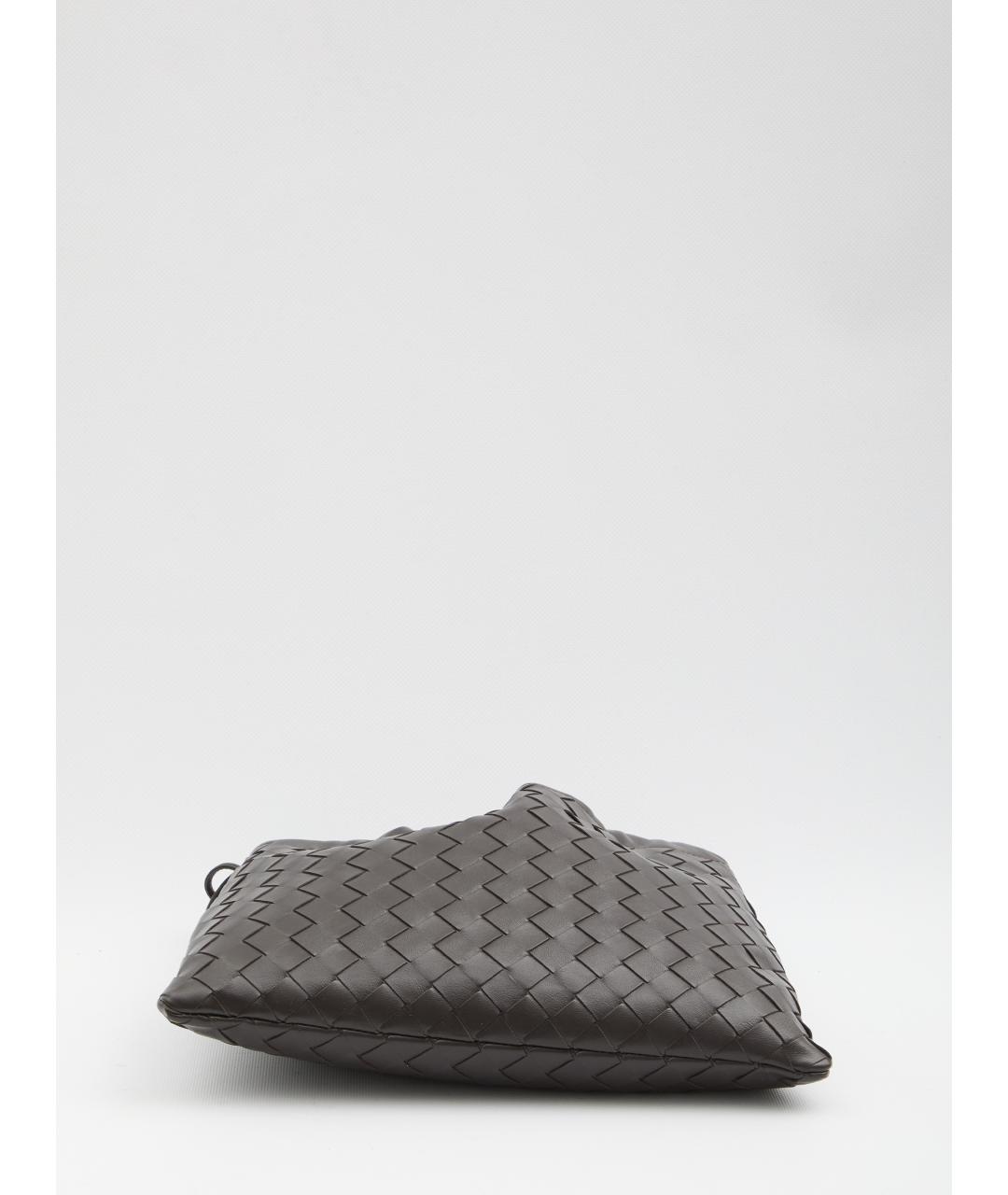 BOTTEGA VENETA Коричневая кожаная сумка тоут, фото 3