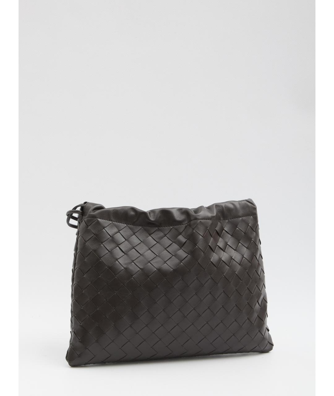 BOTTEGA VENETA Коричневая кожаная сумка тоут, фото 2