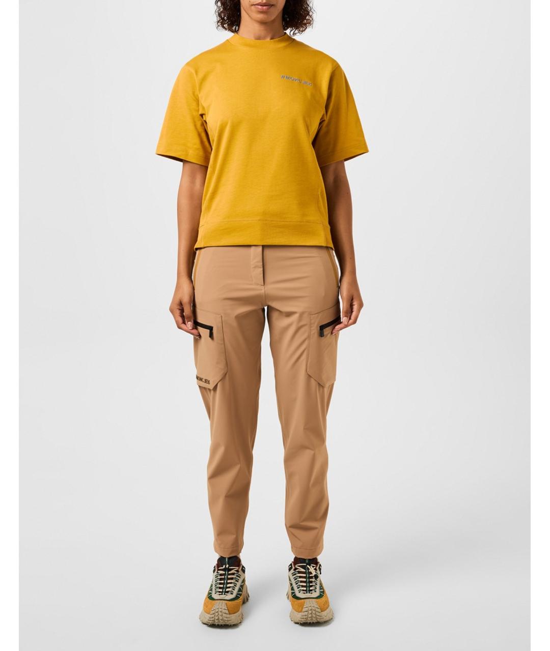 MONCLER Желтая футболка, фото 2