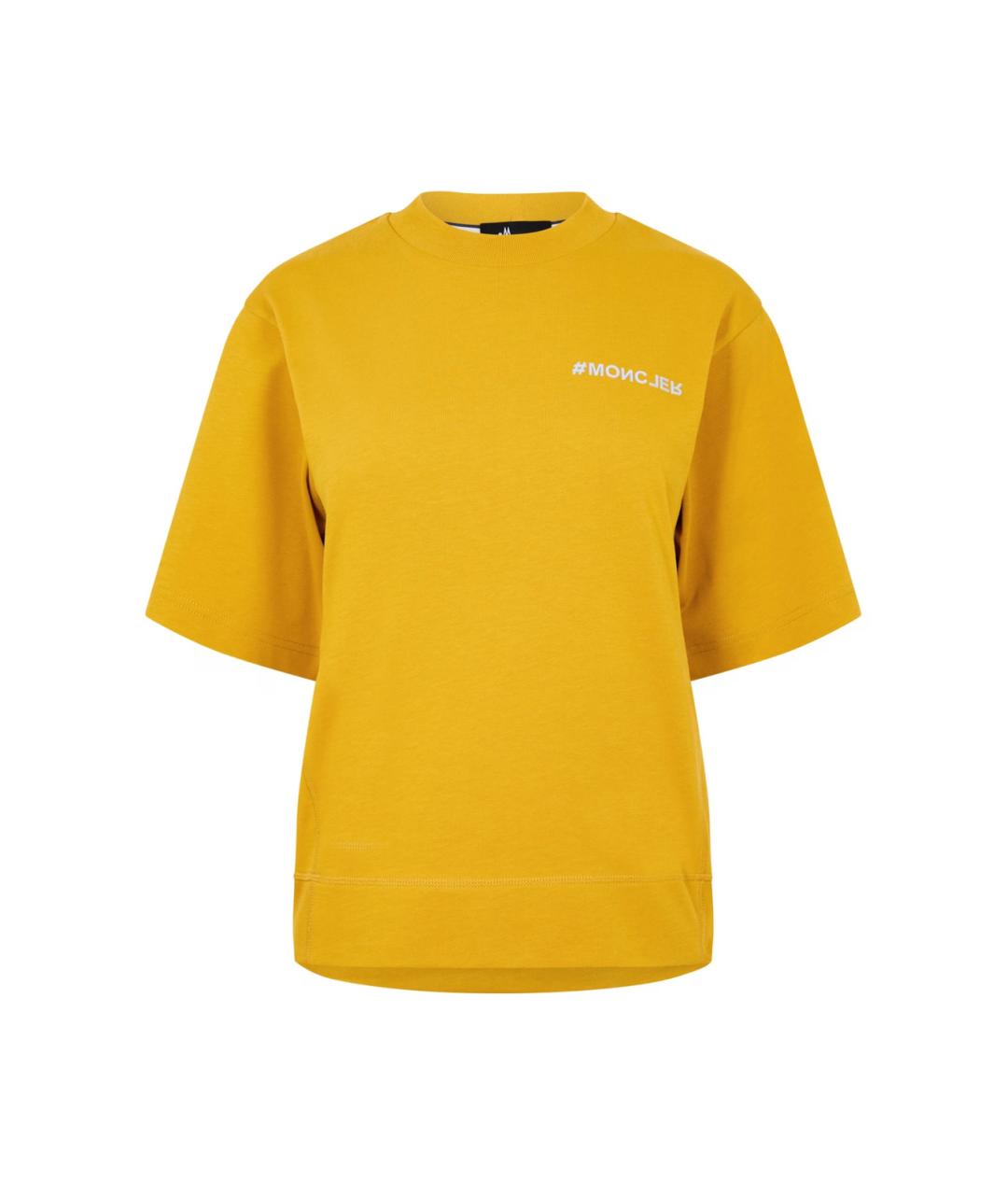 MONCLER Желтая футболка, фото 1