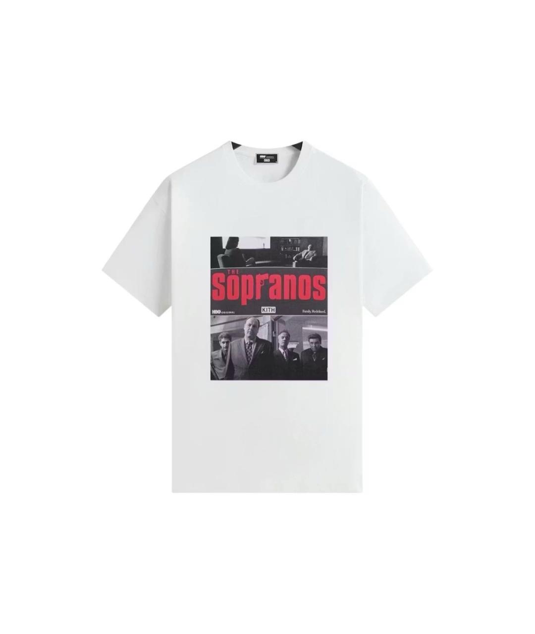 KITH Белая хлопковая футболка, фото 7