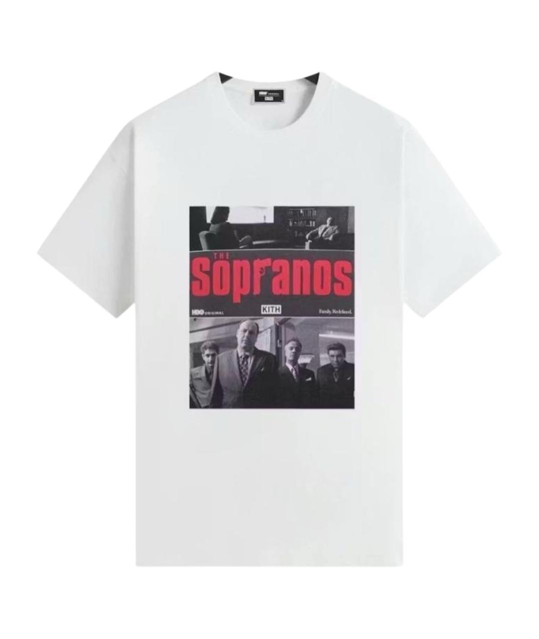 KITH Белая хлопковая футболка, фото 1