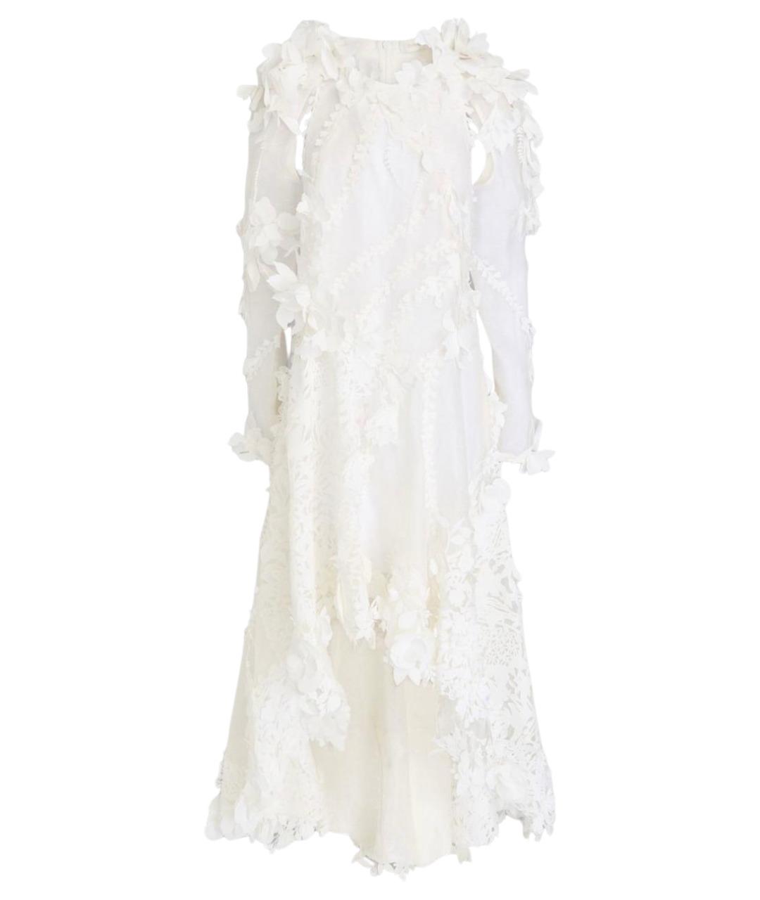 ZIMMERMANN Белое льняное вечернее платье, фото 1